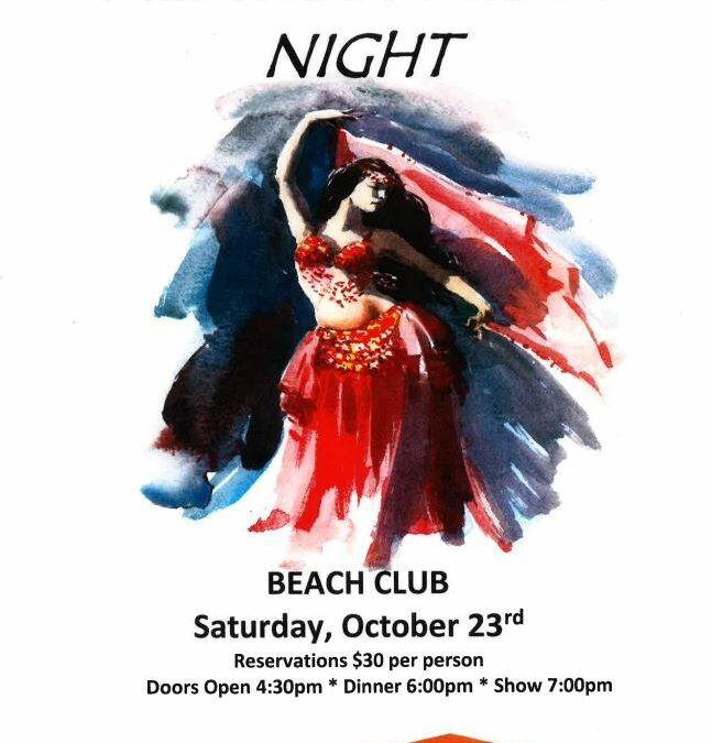Mediterranean Night – October 23rd 2021 – Beach Club