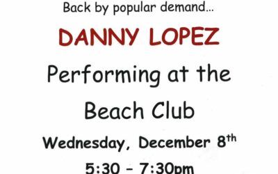 Beach Club – Danny Lopez Wednesday, December 8th