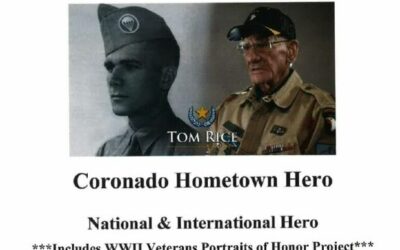 Coronado Hometown Hero Tom Rice Saturday April 16, 7-9 PM