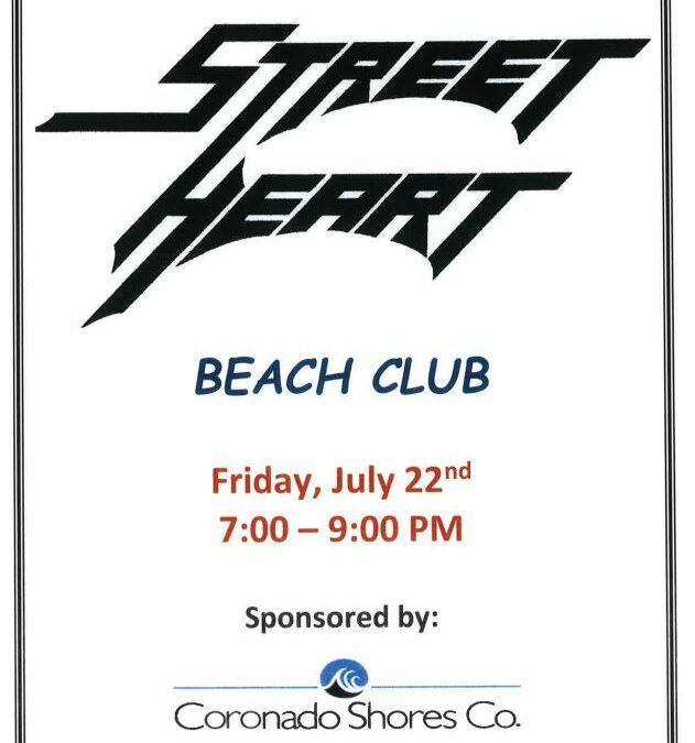 Street Heart Friday July 22 7:00 PM – 9:00 PM