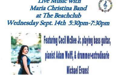 Maria Christina Band Sept. 14th 5:30pm-7:30pm