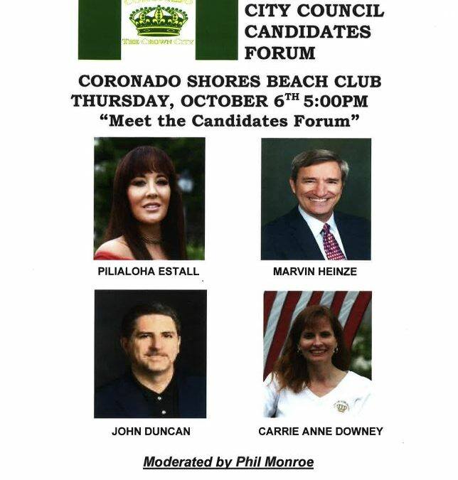 Coronado City Council Candidates Forum