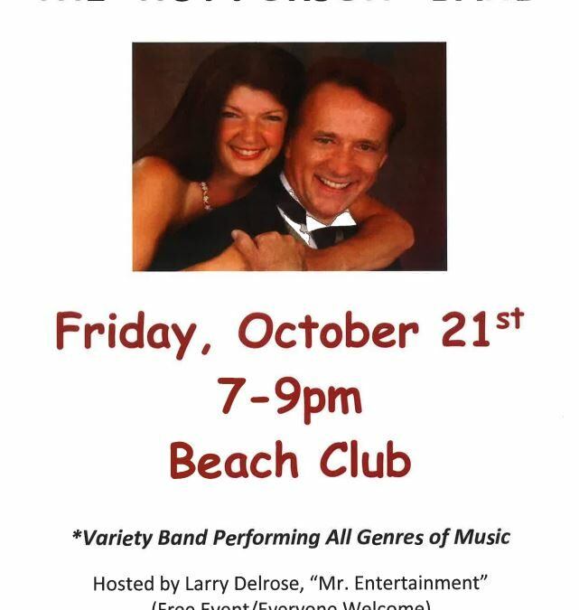 Hot Pursuit – Friday October, 21st 7-9PM Beach Club