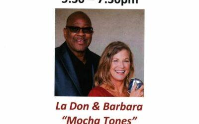 Mocha Tones Beach Club Wednesday Dec 28th 5:00-7:30pm