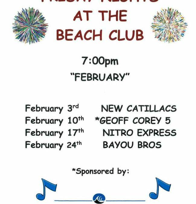 Friday Night At The Beach Club February 2023