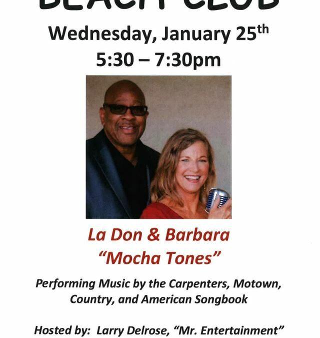 La Don & Barbara Mocha Tones Wednesday, January 25th 5:30 – 7:30 PM