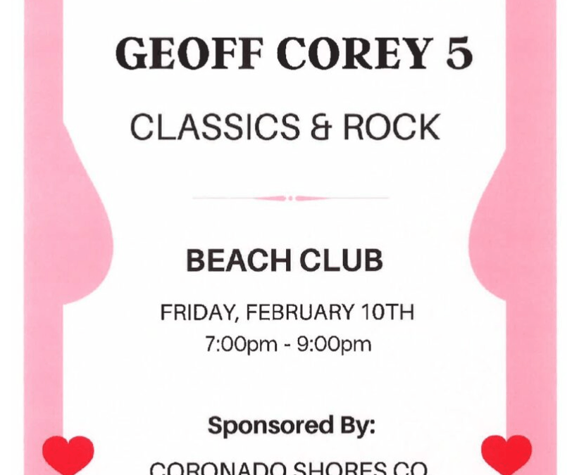 Valentine’s Dance Geoff Corey 5 Fri Feb. 10th 7-9