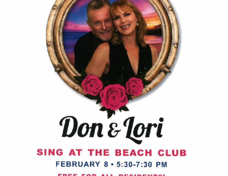 Don & Lori At the Beach Club