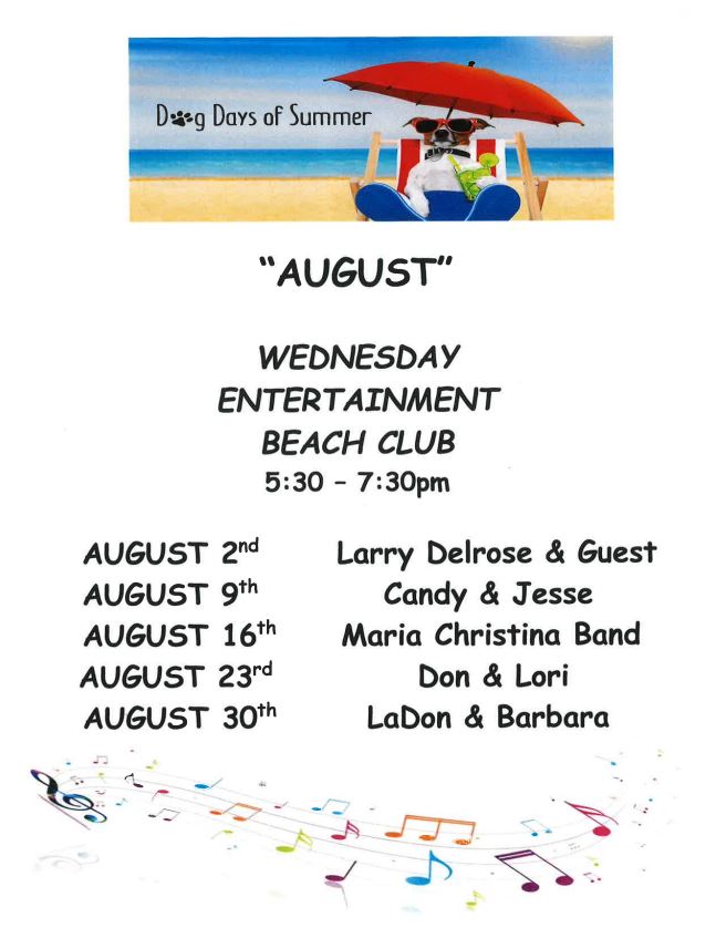 Wednesday at the Beach Club
